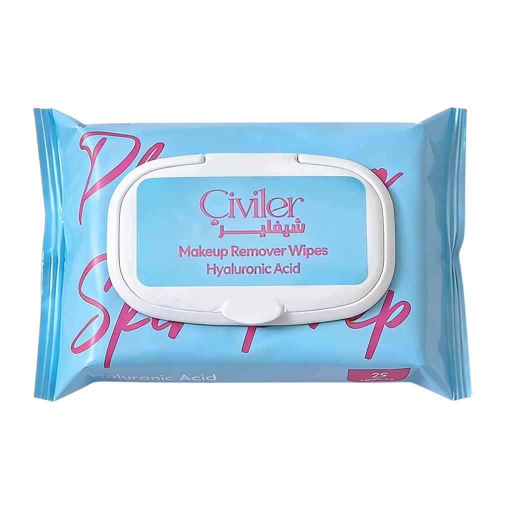Civiler Makeup Remover Wipes Hyaluronic Acid - 25 Pcs - Bloom Pharmacy