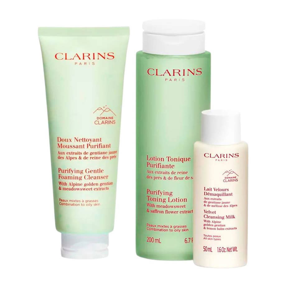 Clarins Cleansing Collection For Combination To Oily Skin Kit - Bloom Pharmacy