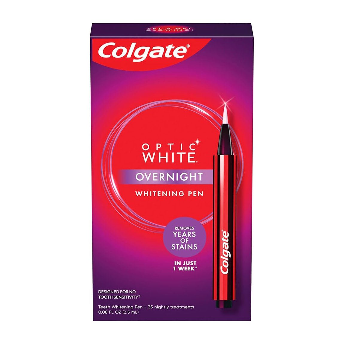 Colgate Optic White Overnight Teeth Whitening Pen - 2.5ml - Bloom Pharmacy