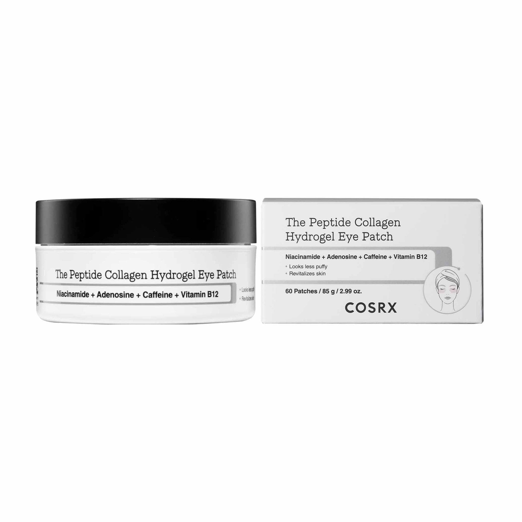 Cosrx The Peptide Collagen Hydrogel Eye Patch - 60 Patches - 85gm - Bloom Pharmacy