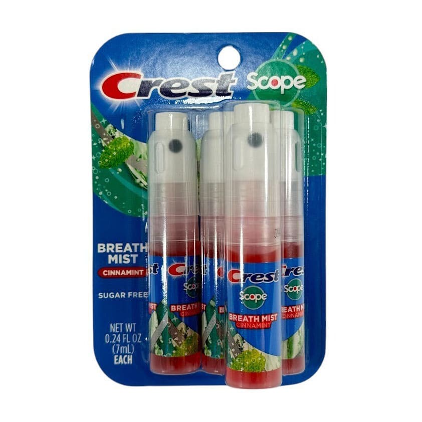 Crest Scope Cinnamint Breath Mist Spray - 4x7ml - Bloom Pharmacy