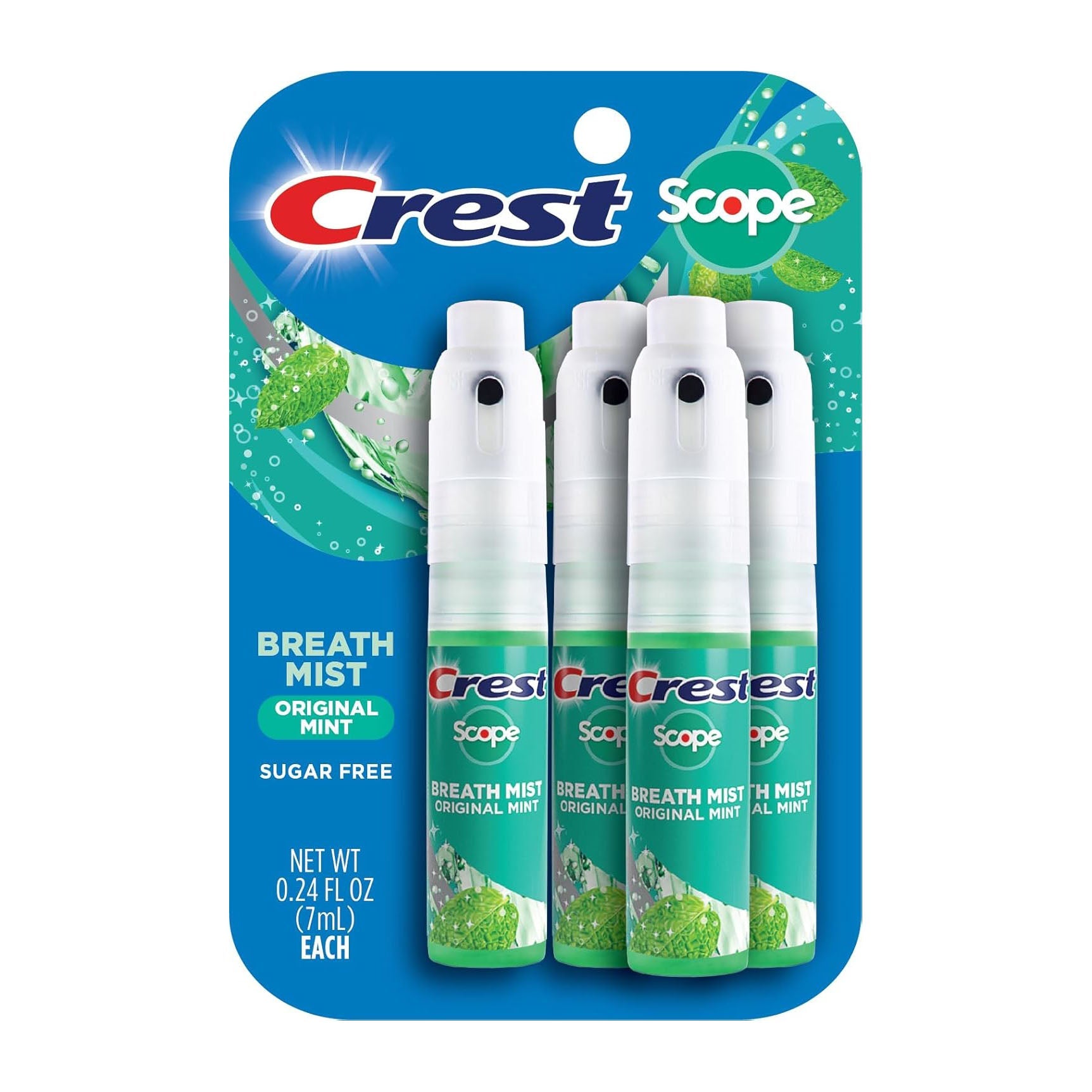 Crest Scope Mist Original Breath Mist Spray - 4x7ml - Bloom Pharmacy