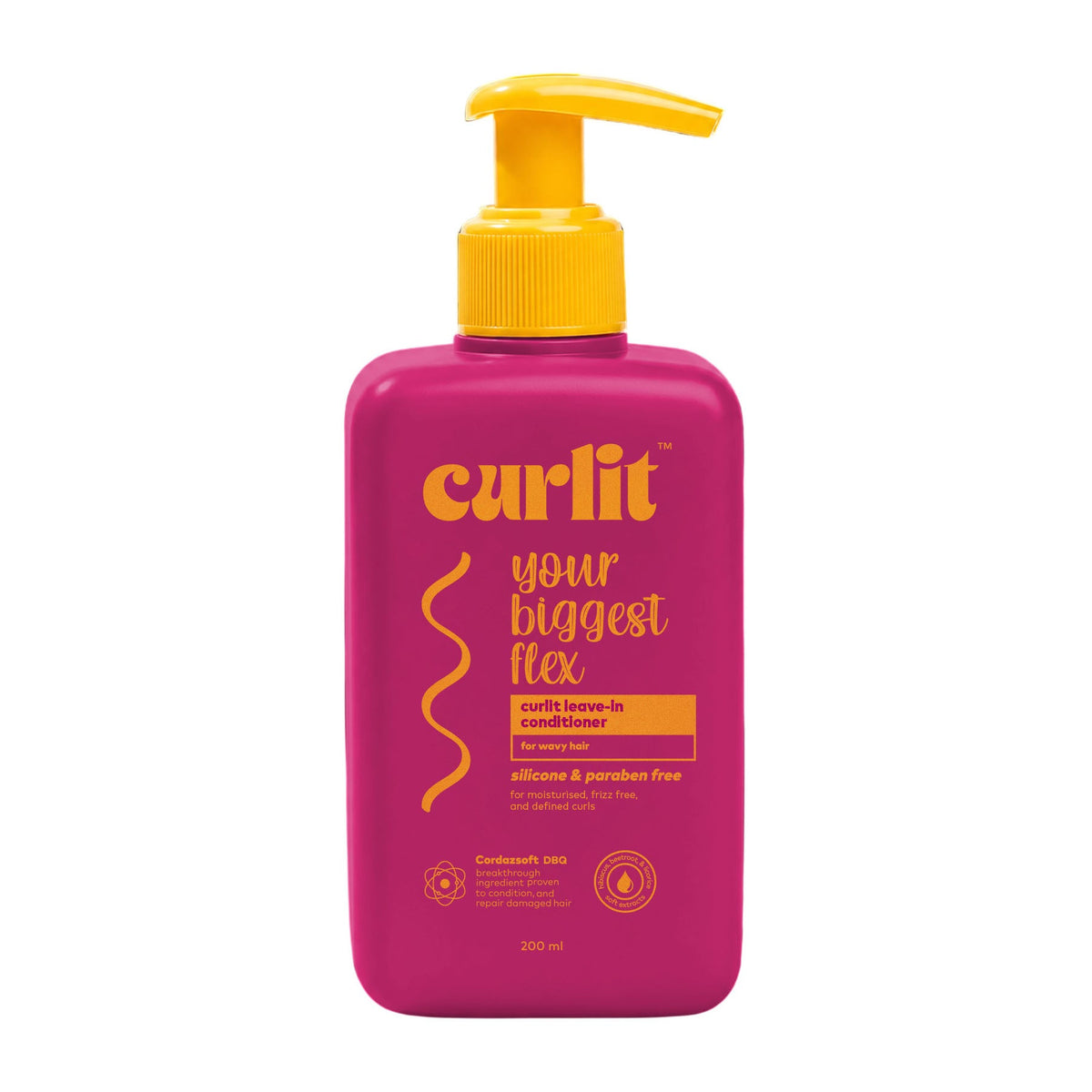 Curlit Leave In Conditioner For Wavy Hair - 200ml - Bloom Pharmacy