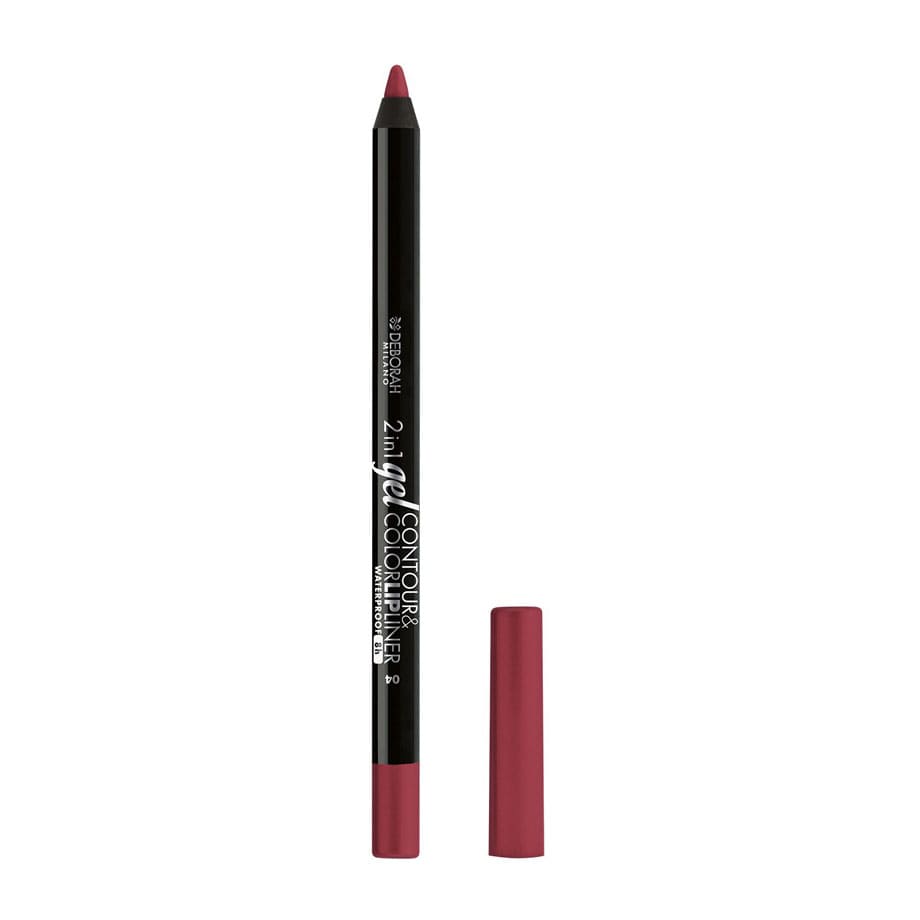Debprah 2 In 1 Gel Contour & Color Lip Liner Pencil - 1.3gm - Bloom Pharmacy