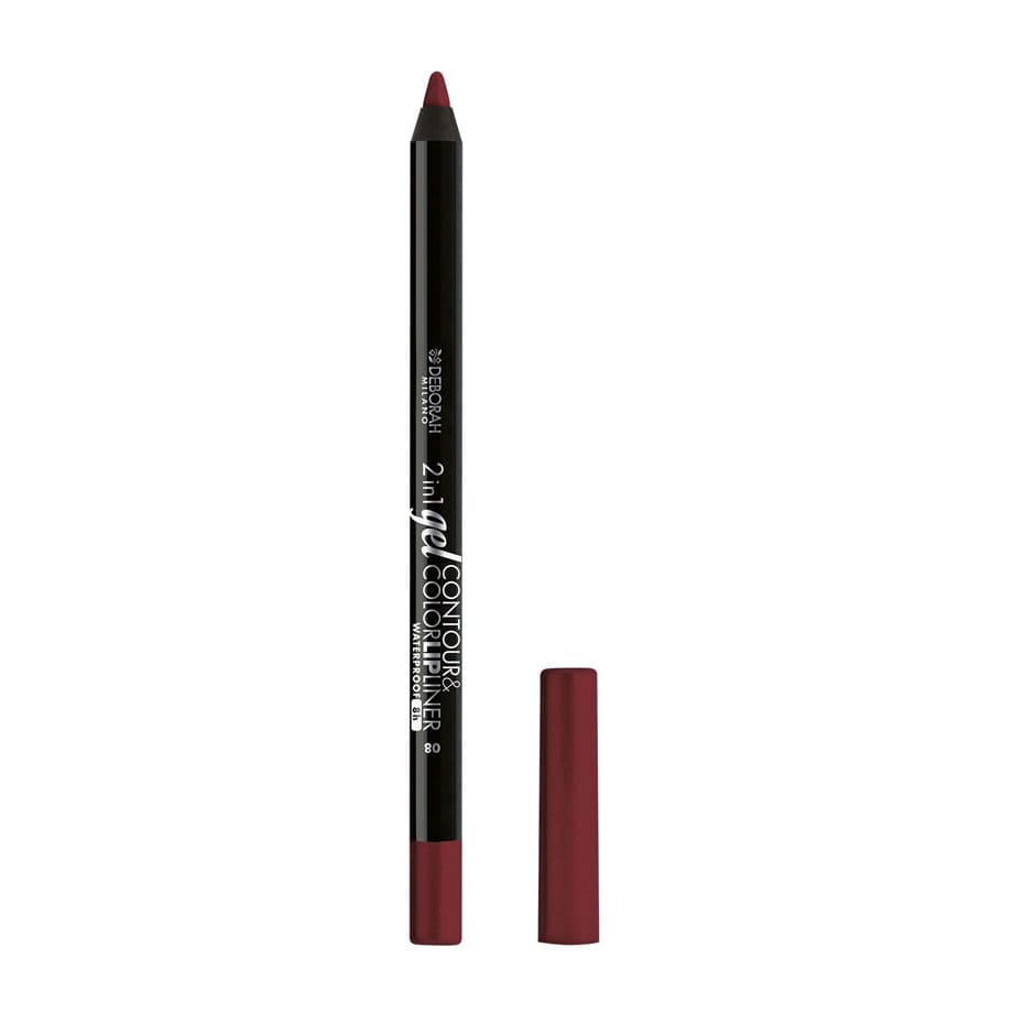 Debprah 2 In 1 Gel Contour & Color Lip Liner Pencil - 1.3gm - Bloom Pharmacy
