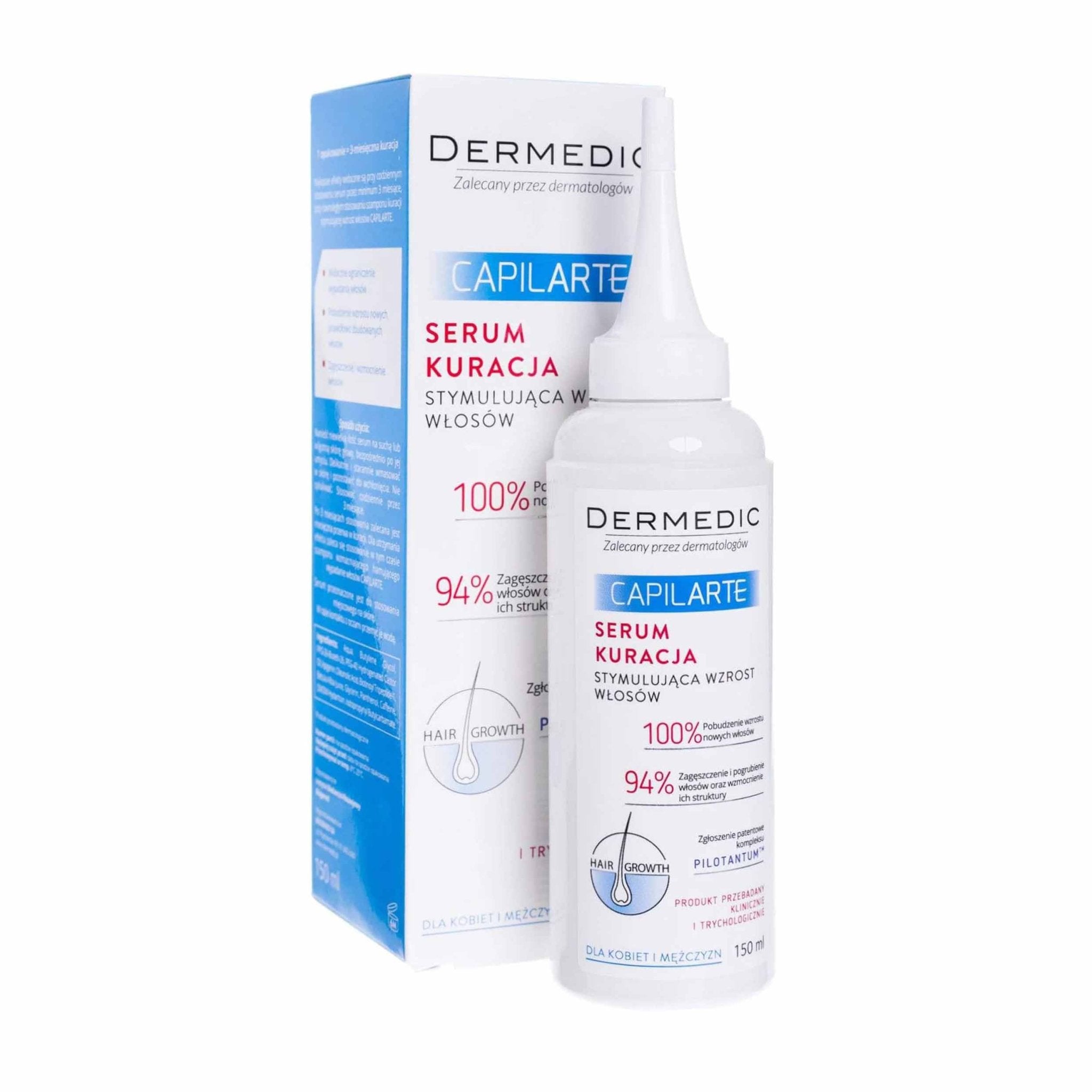 Dermedic Capilarte Hair Growth and Regrowth Treatment Serum - 150ml - Bloom Pharmacy