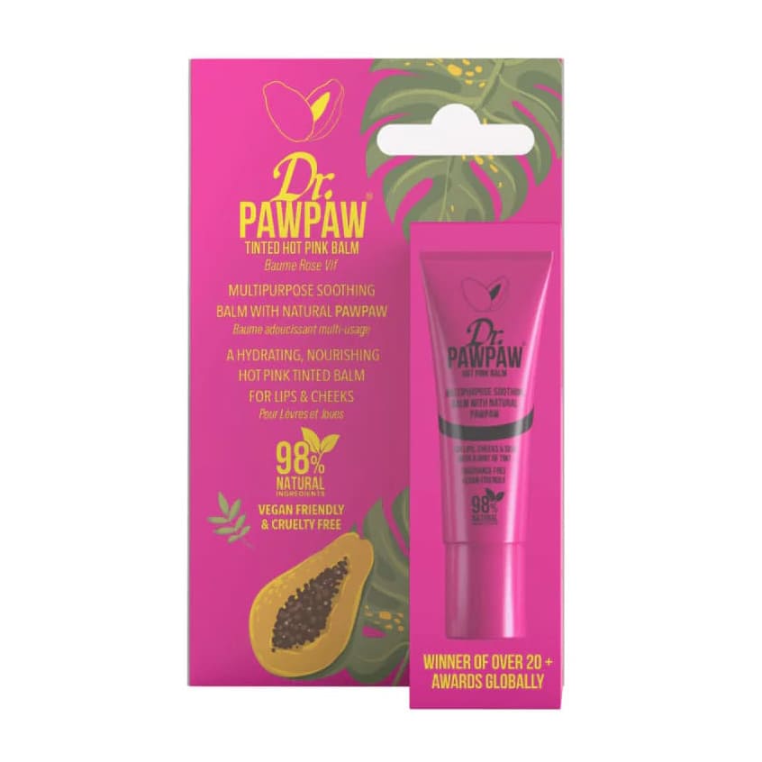 Dr. Paw Paw Tinted Hot Pink Lip Balm - 10ml - Bloom Pharmacy