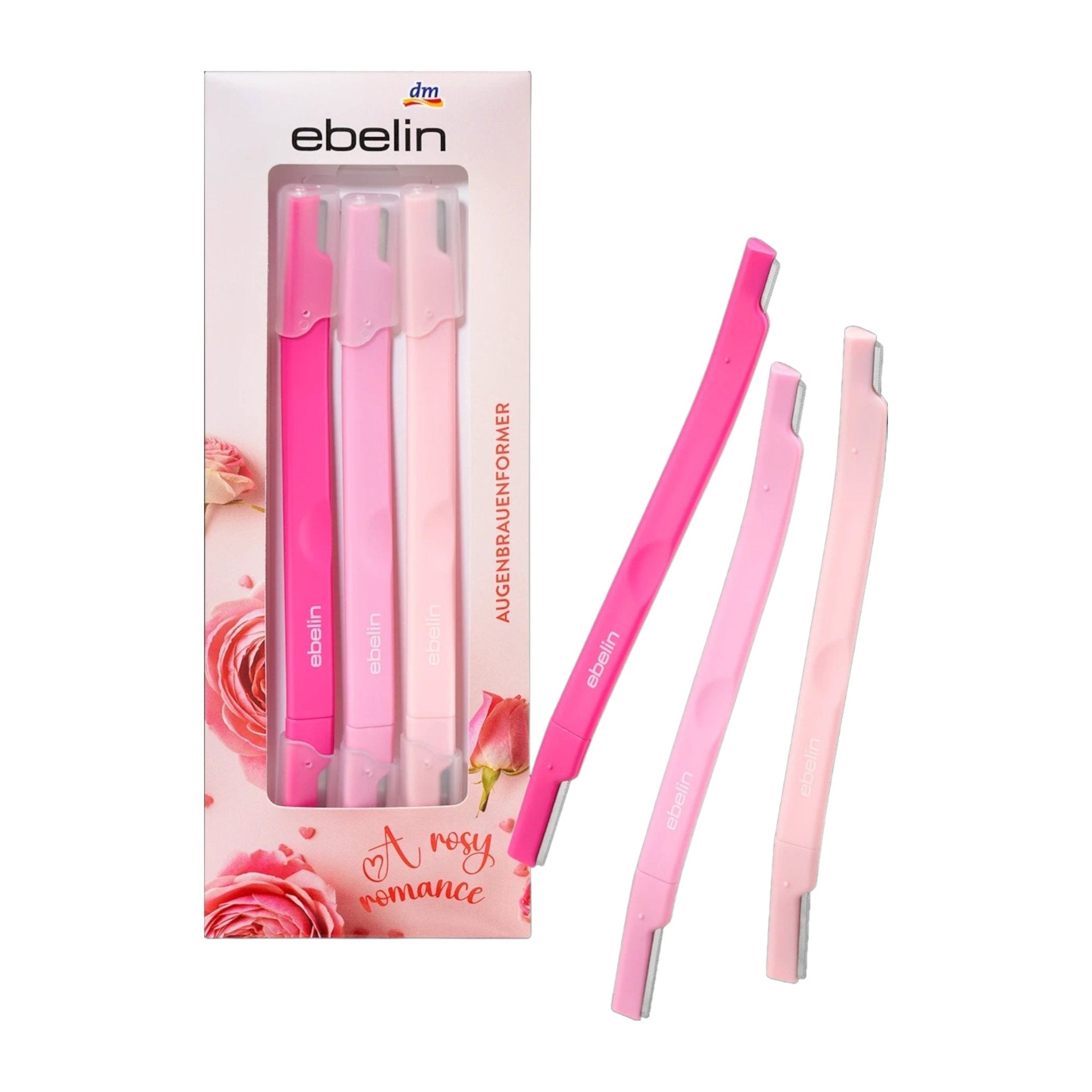 Ebelin A Rosy Romance Eyebrow Shaper - 3 Pcs - Bloom Pharmacy