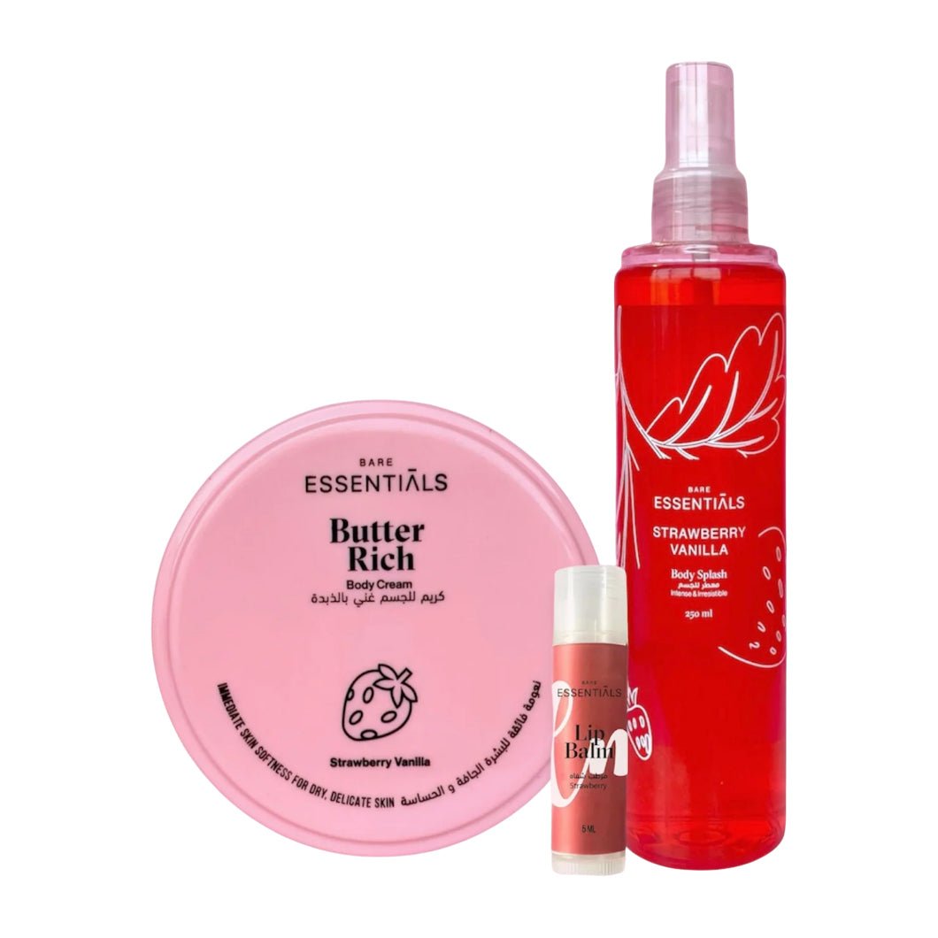 Essentials The Butter & Splash Set - strawberry vanilla - Bloom Pharmacy