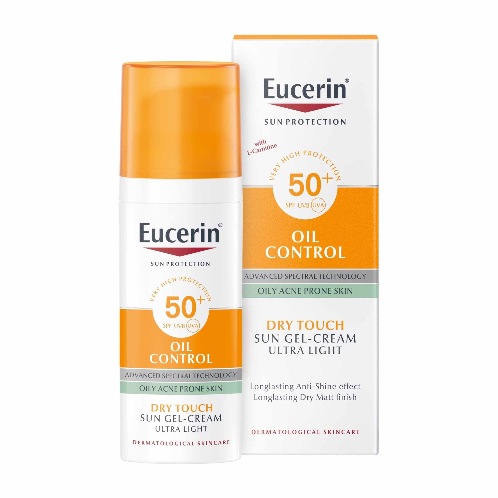 Eucerin Sun Protection Oil Control Dry Touch SPF 50+ Sun Gel - Cream - 50ml - Bloom Pharmacy
