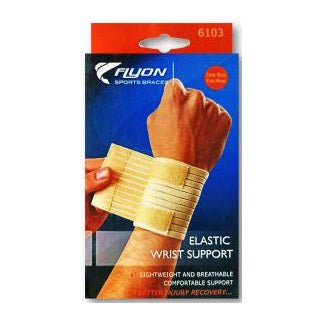 Flyon Sports Braces Elastic Wrist Support - One Size - Bloom Pharmacy