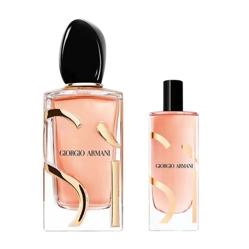 Giorgio Armani Si EDP Intense Refillable 30ml + Si EDP Intense 15ml For Women Gift Set - Bloom Pharmacy