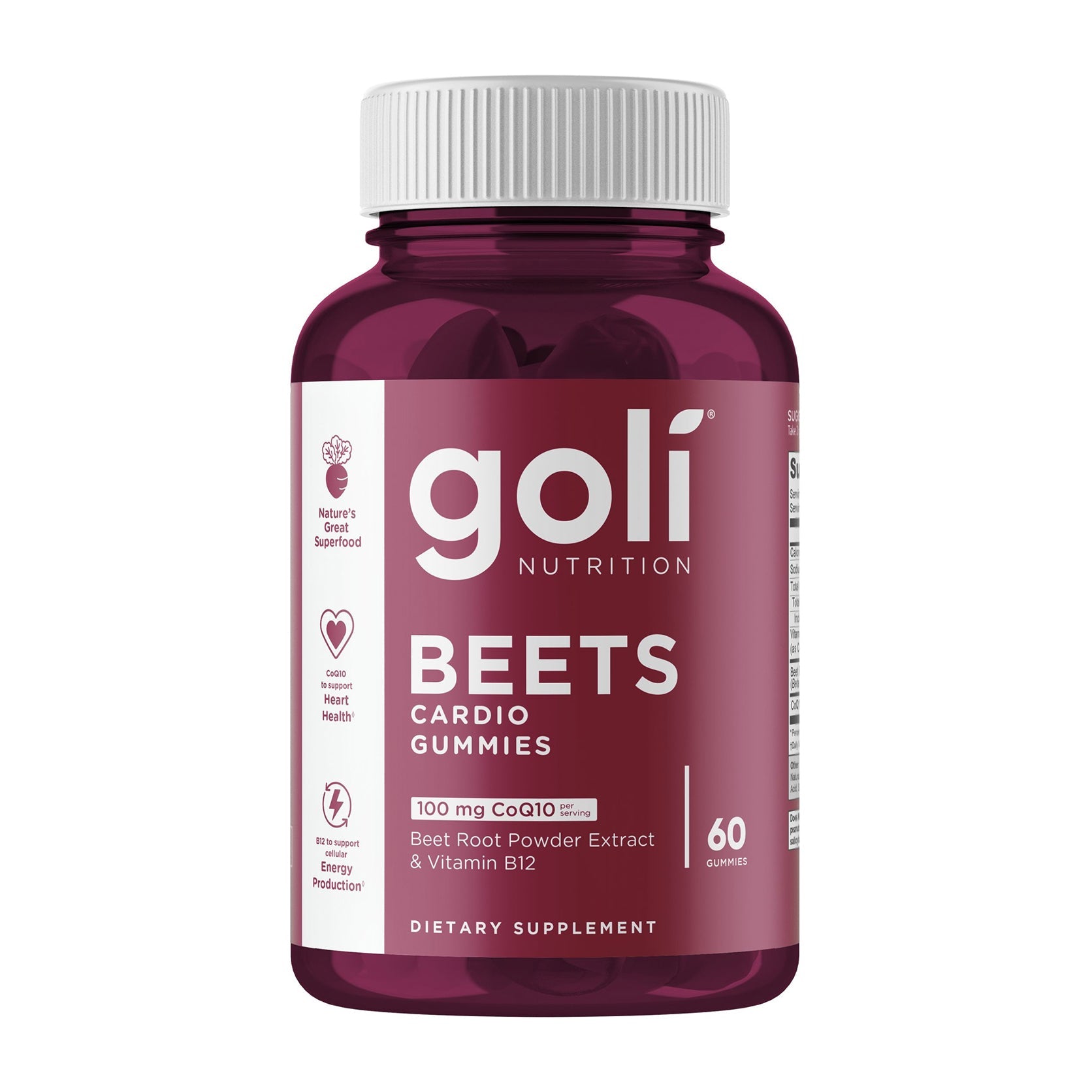 Goli Nutrition Beets Cardio Gummies - 60 Gummies - Bloom Pharmacy