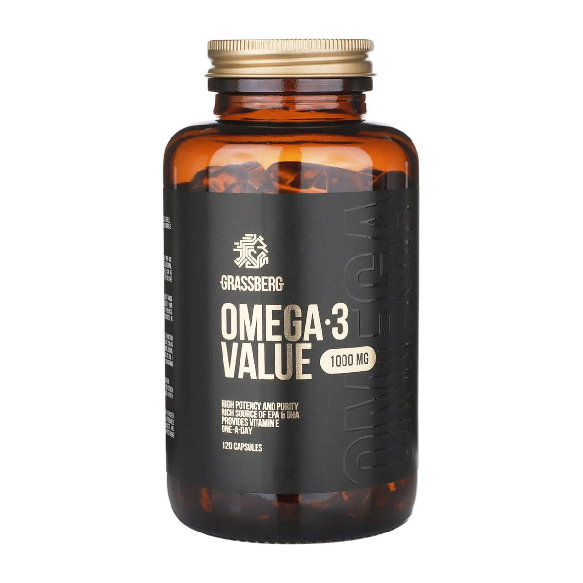 Grassberg Omega 3 Value 1000 Mg Capsules - 120 Capsules - Bloom Pharmacy