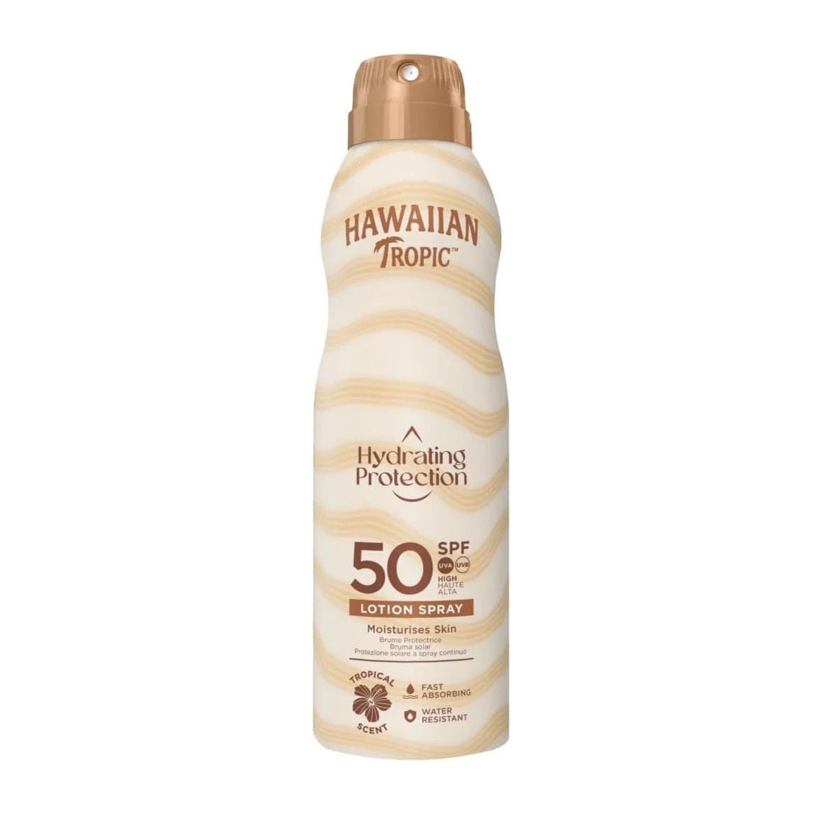 Hawaiian Tropic Hydrating Protection SPF 50 Lotion Spray - 220ml - Bloom Pharmacy