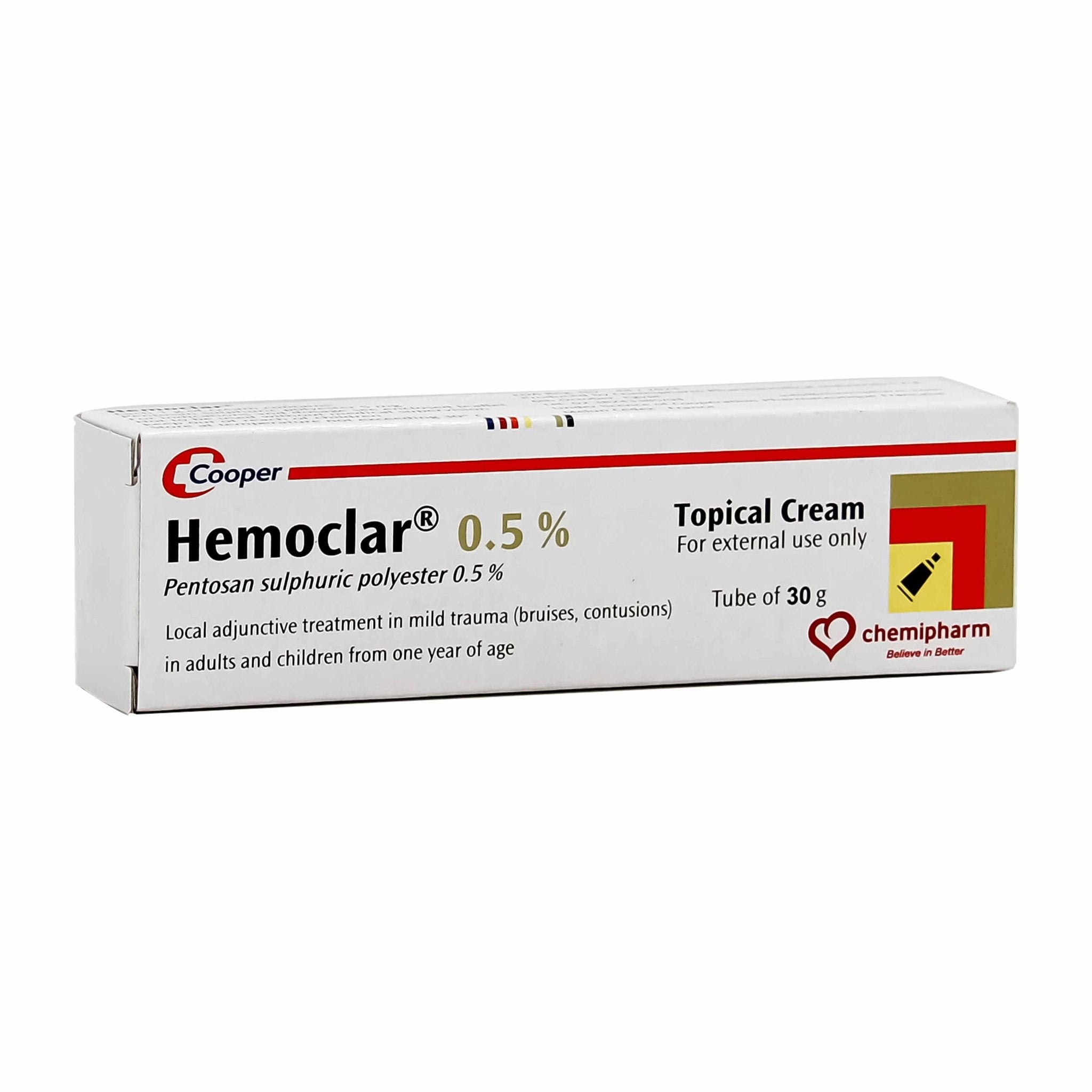 Hemoclar 0.5% Cream - 30gm - Bloom Pharmacy