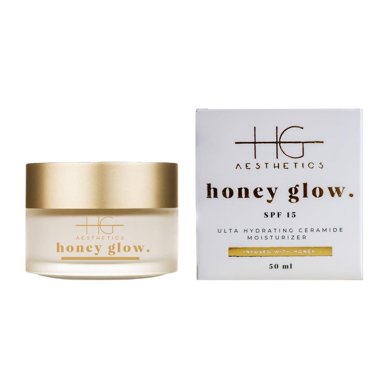 HG Aesthetics Honey Glow SPF 15 Moisturizer Cream - 50ml - Bloom Pharmacy