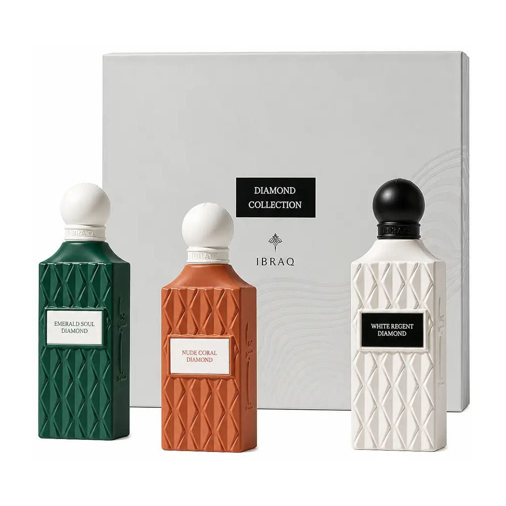 Ibraq Diamond Collection EDP Unisex Gift Set - 3x75ml - Bloom Pharmacy