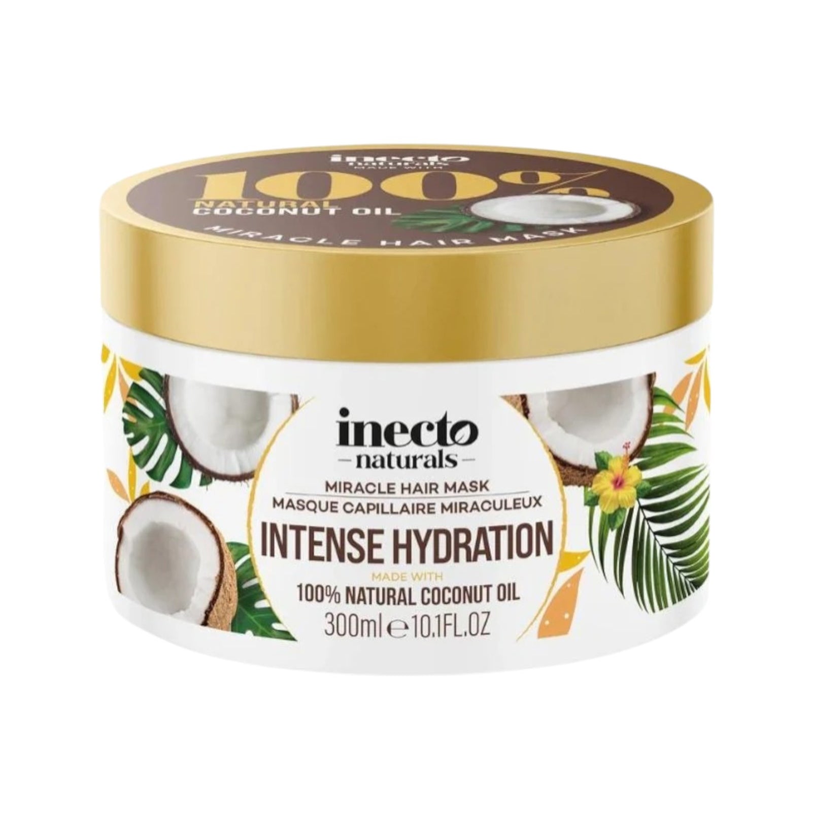 Inecto Naturals Miracle Intense Hydration Hair Mask - 300ml - Bloom Pharmacy