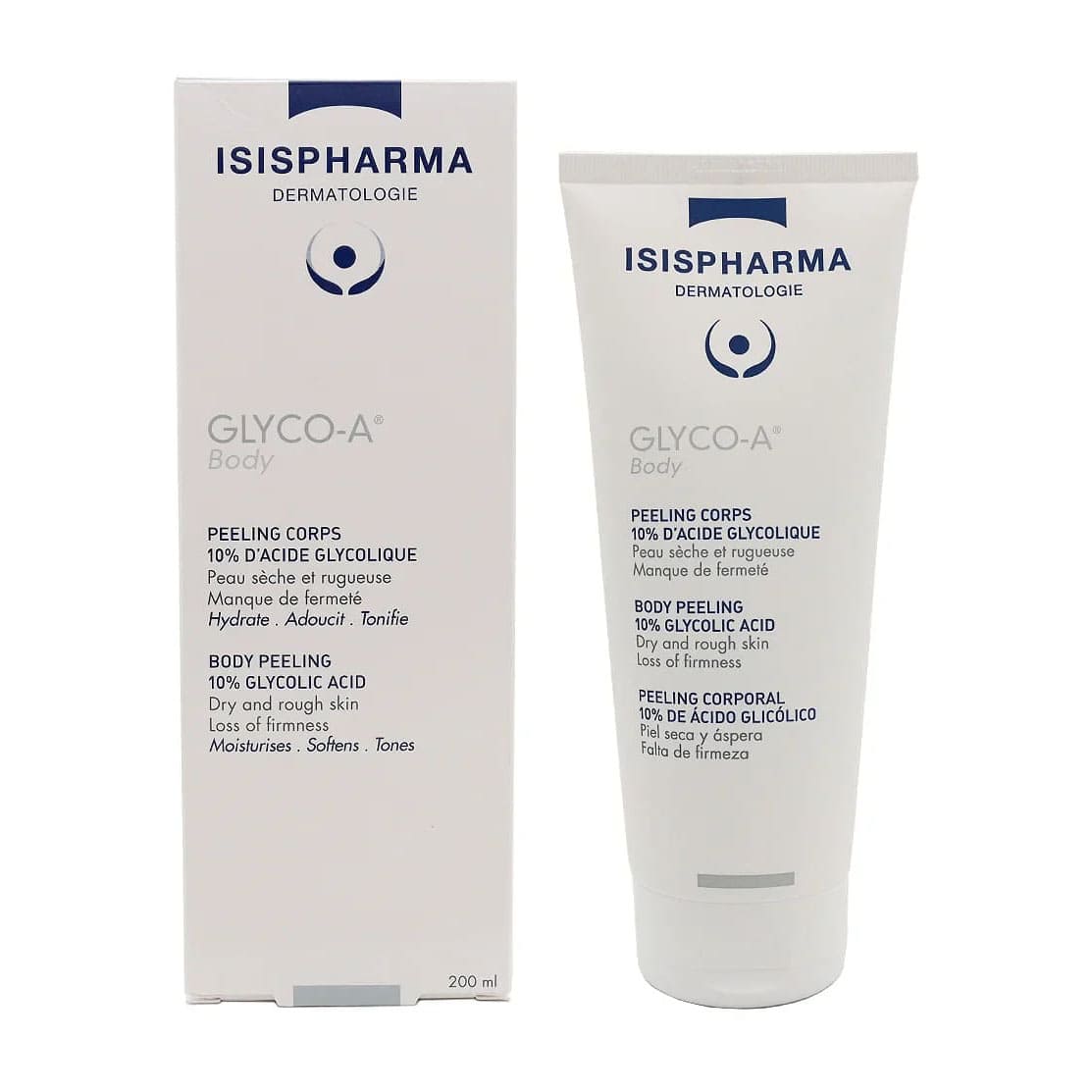 Isis Pharma Glyco - A Body Peeling Cream - 200ml - Bloom Pharmacy