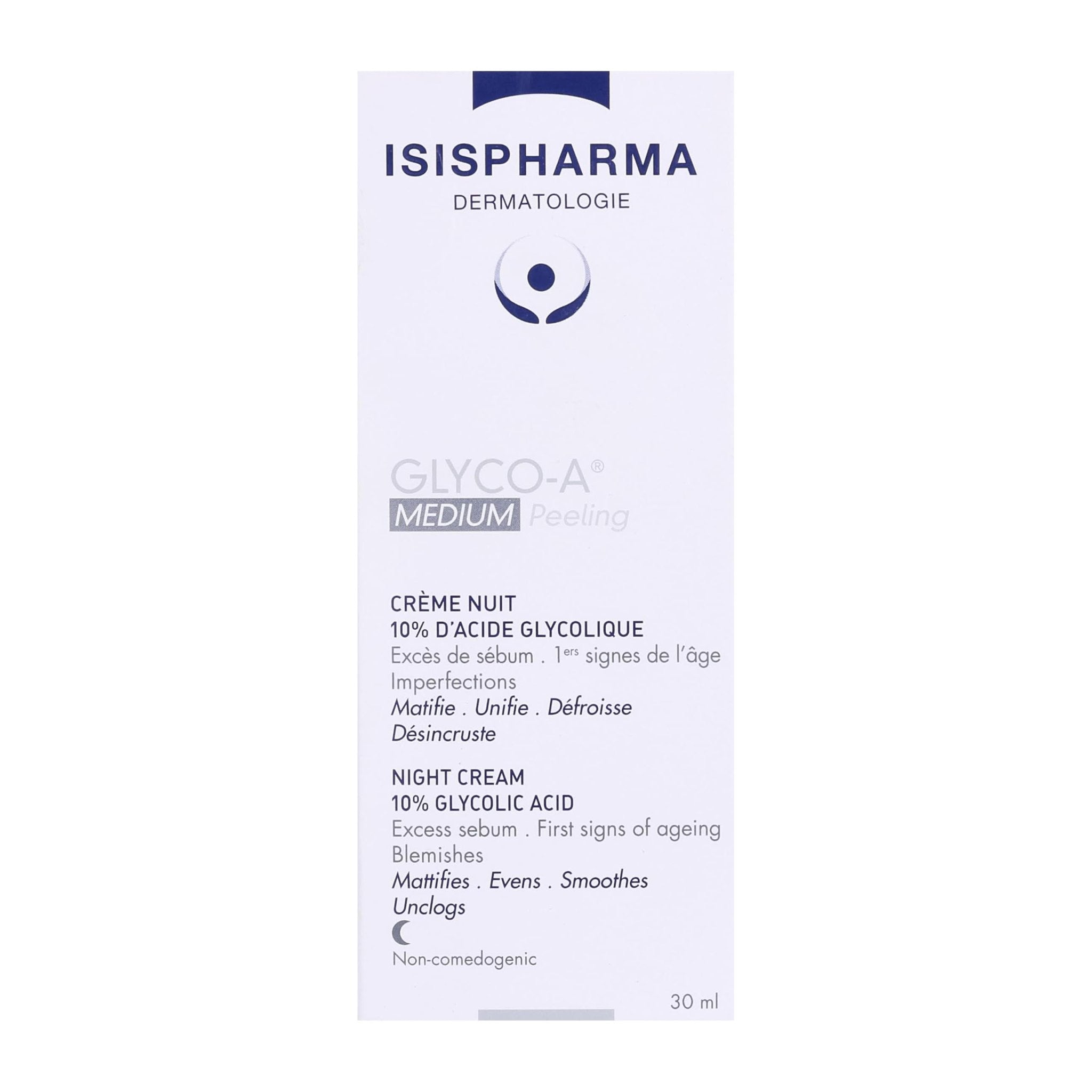 Isis Pharma Glyco Medium Peeling 10% Glycolic Acid Cream – 30ml - Bloom Pharmacy