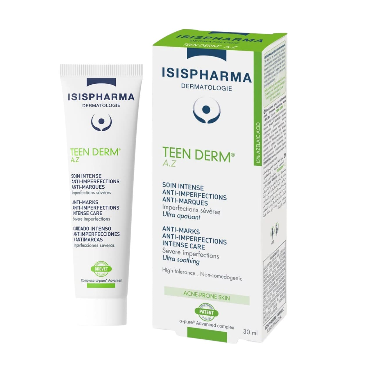 Isis Pharma Teen Derm Az Cream - 30ml - Bloom Pharmacy