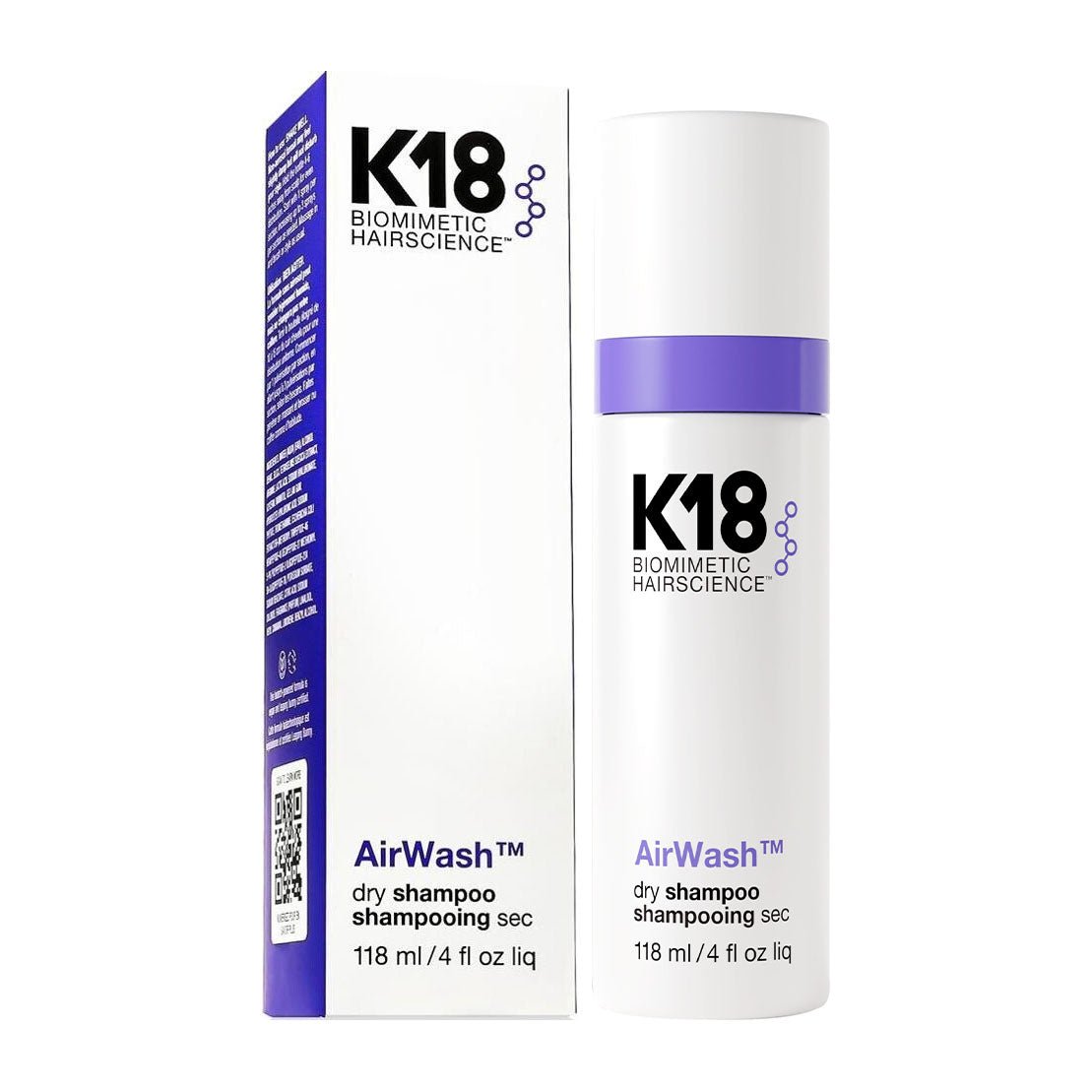 K18 Airwash Dry Shampoo - 118ml - Bloom Pharmacy