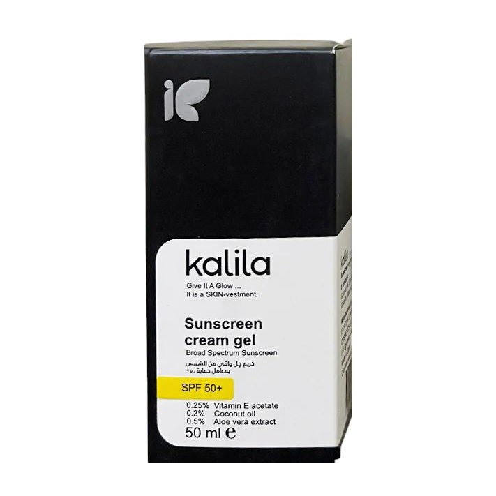Kalila Sunscreen SPF 50+ Cream Gel - 50ml - Bloom Pharmacy