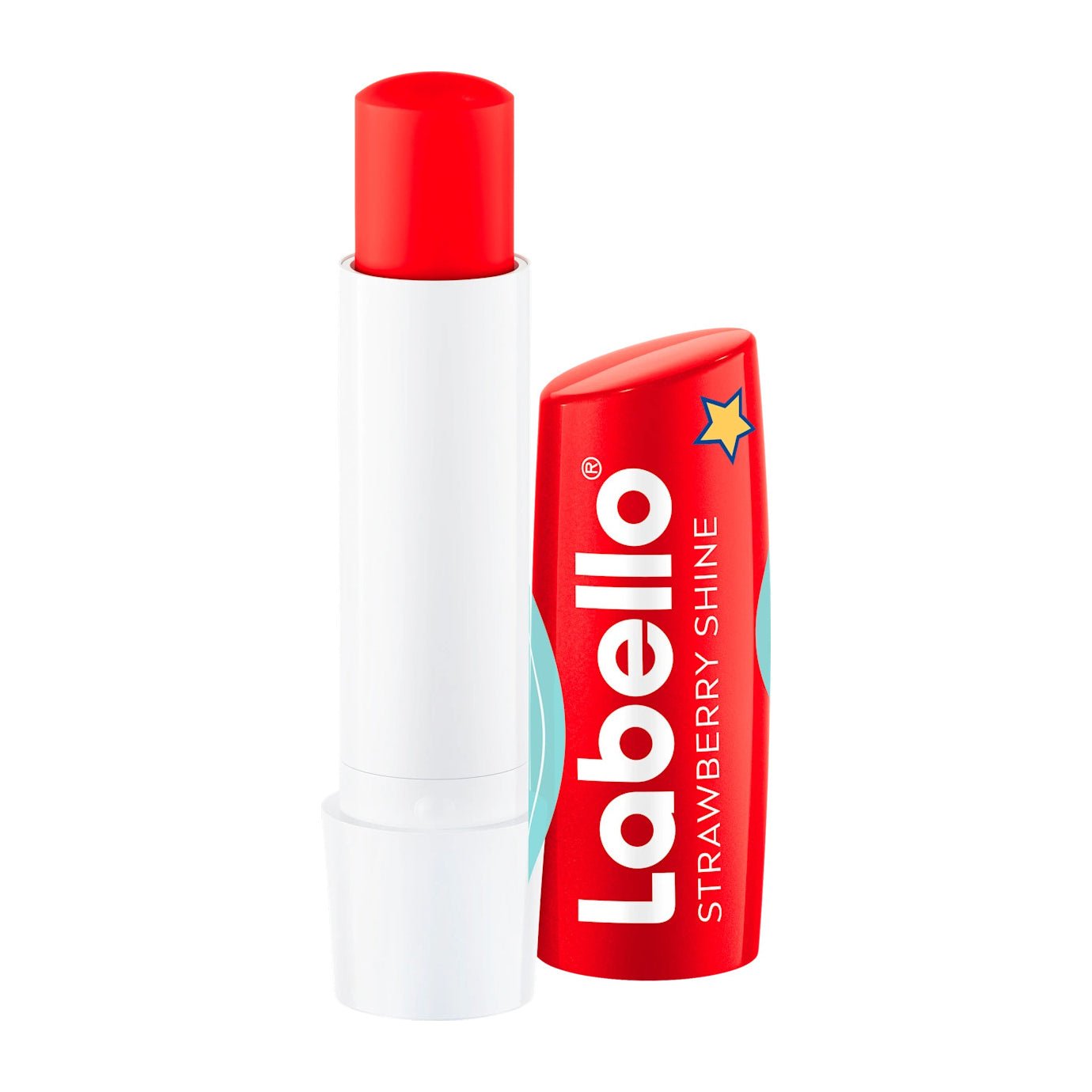 Labello Straight outt a 90´s Strawberry Shine Lip Balm - 4.8 g - Bloom Pharmacy