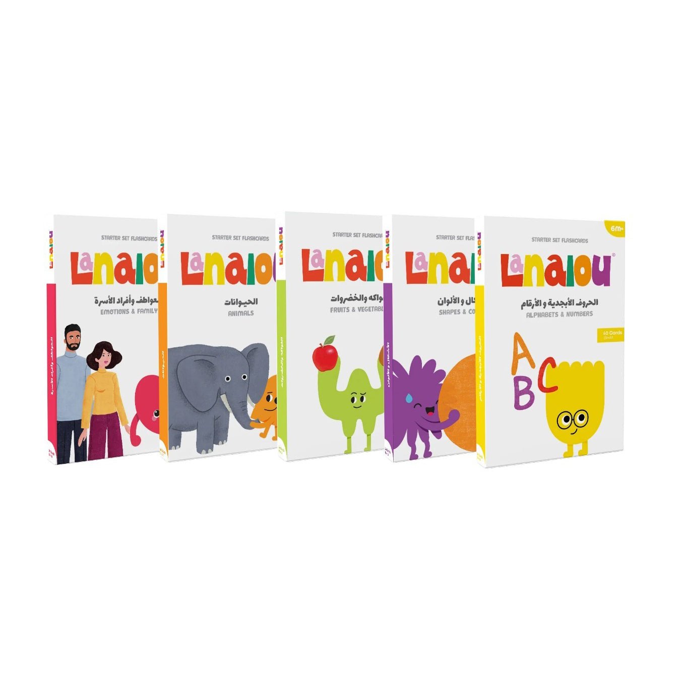 Lanalou Arabic (+En) Starter Set Flashcards - Bloom Pharmacy