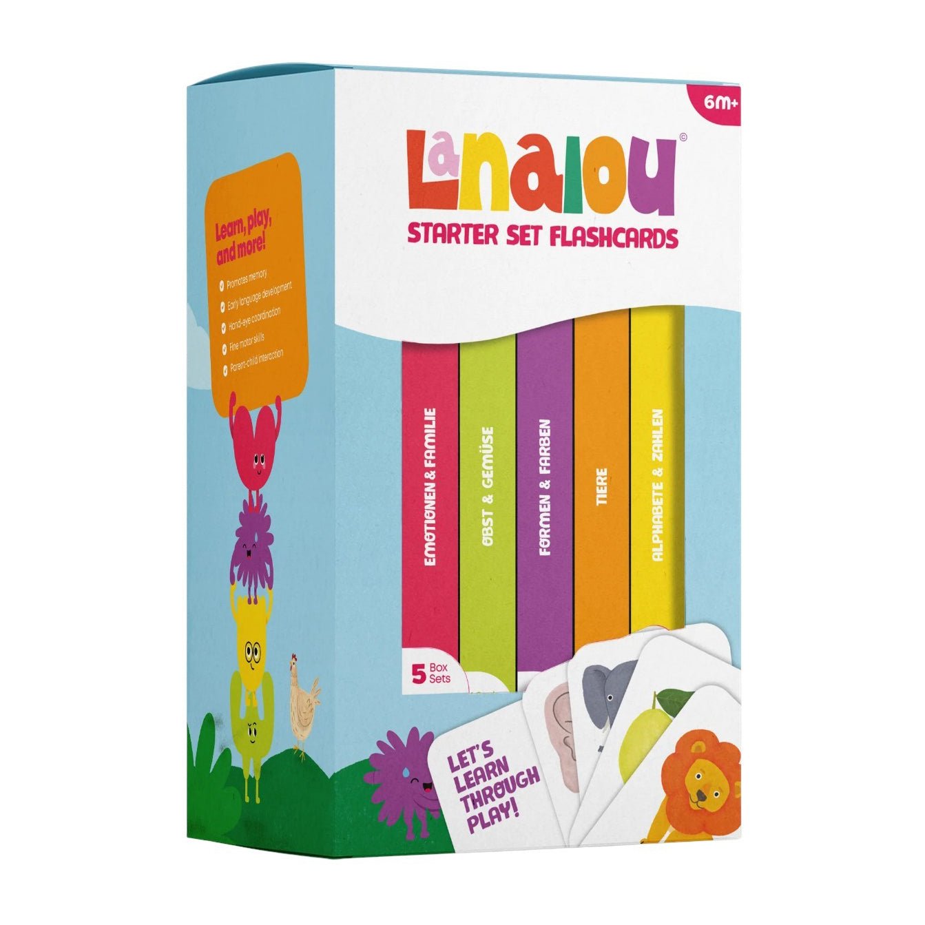 Lanalou German (Ar+ En) Starter Set Flashcards - Bloom Pharmacy