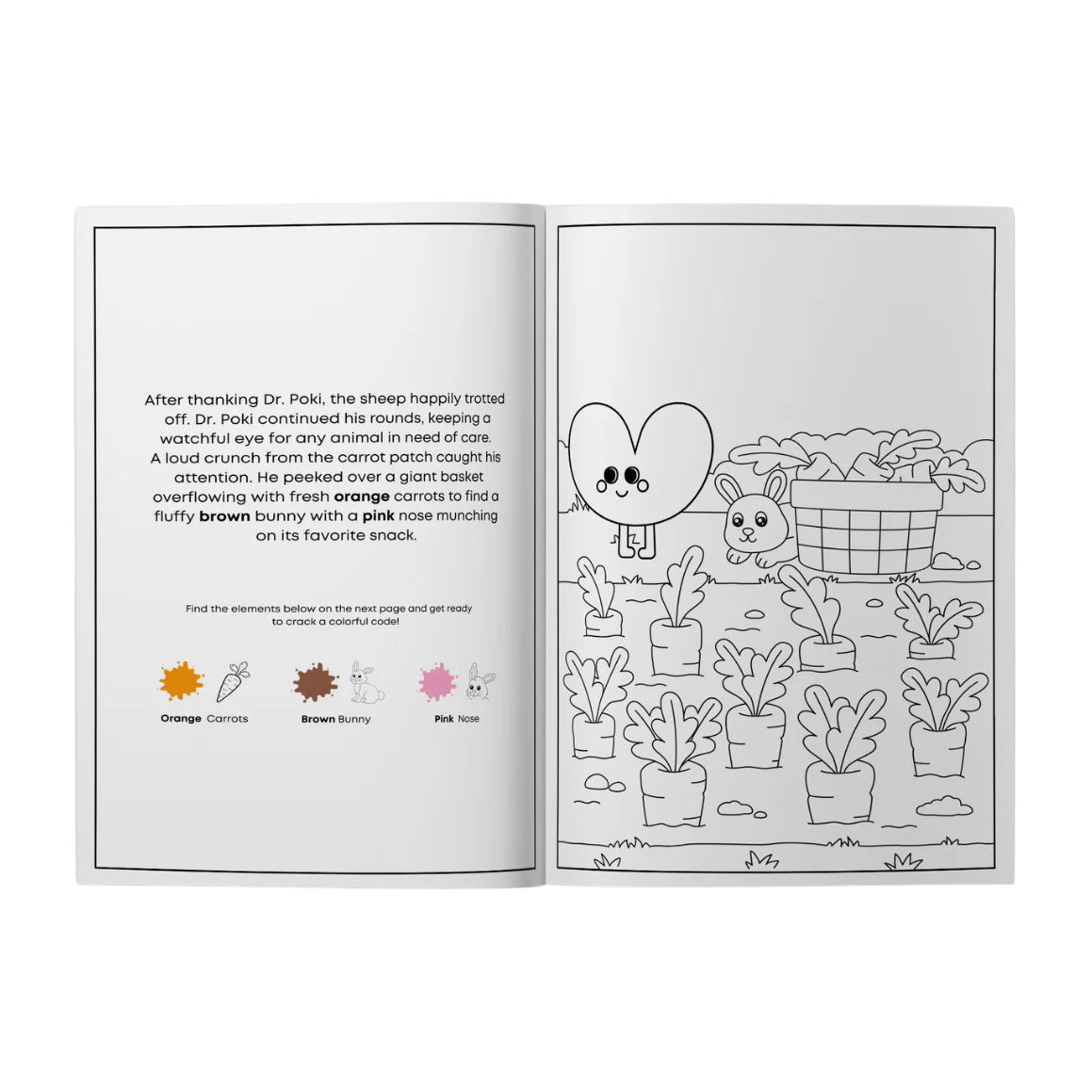 Lanalou Pokis Day At The Farm Coloring Storybook - Bloom Pharmacy