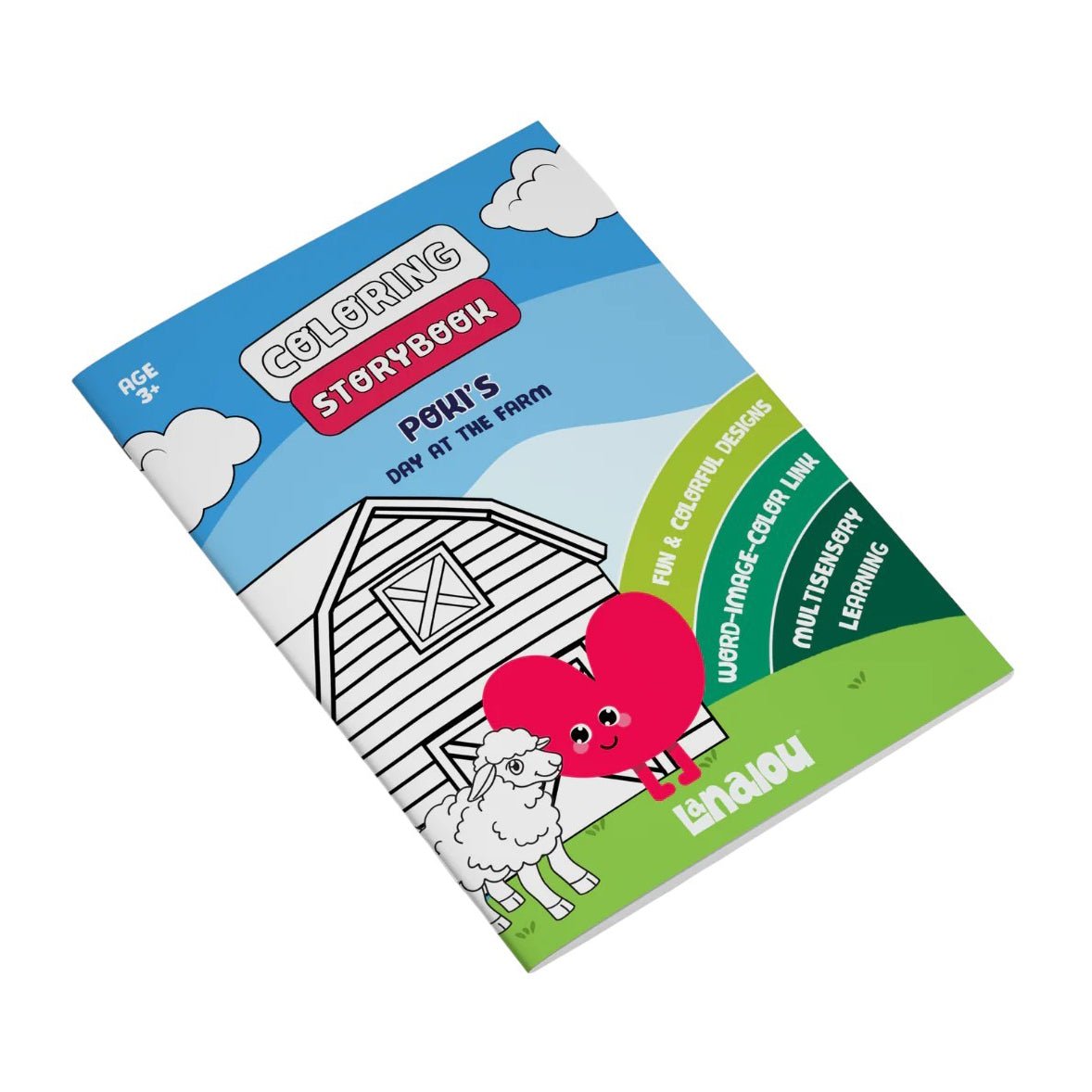 Lanalou Pokis Day At The Farm Coloring Storybook - Bloom Pharmacy