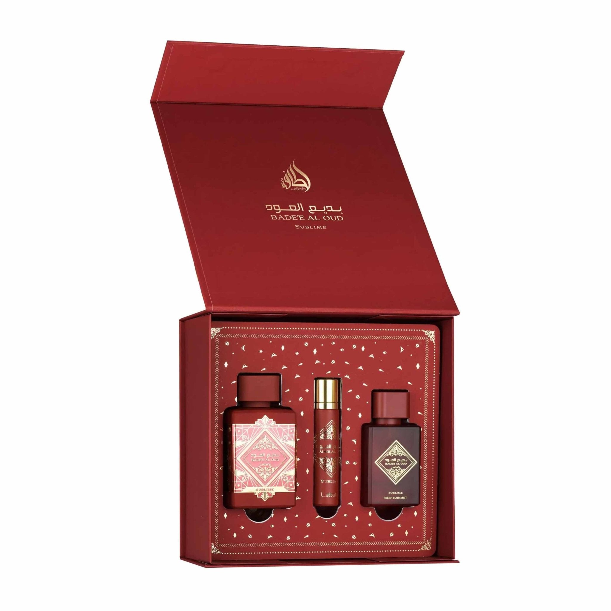 Lattafa Badee El Oud Sublime EDP Unisex Gift Set - Bloom Pharmacy
