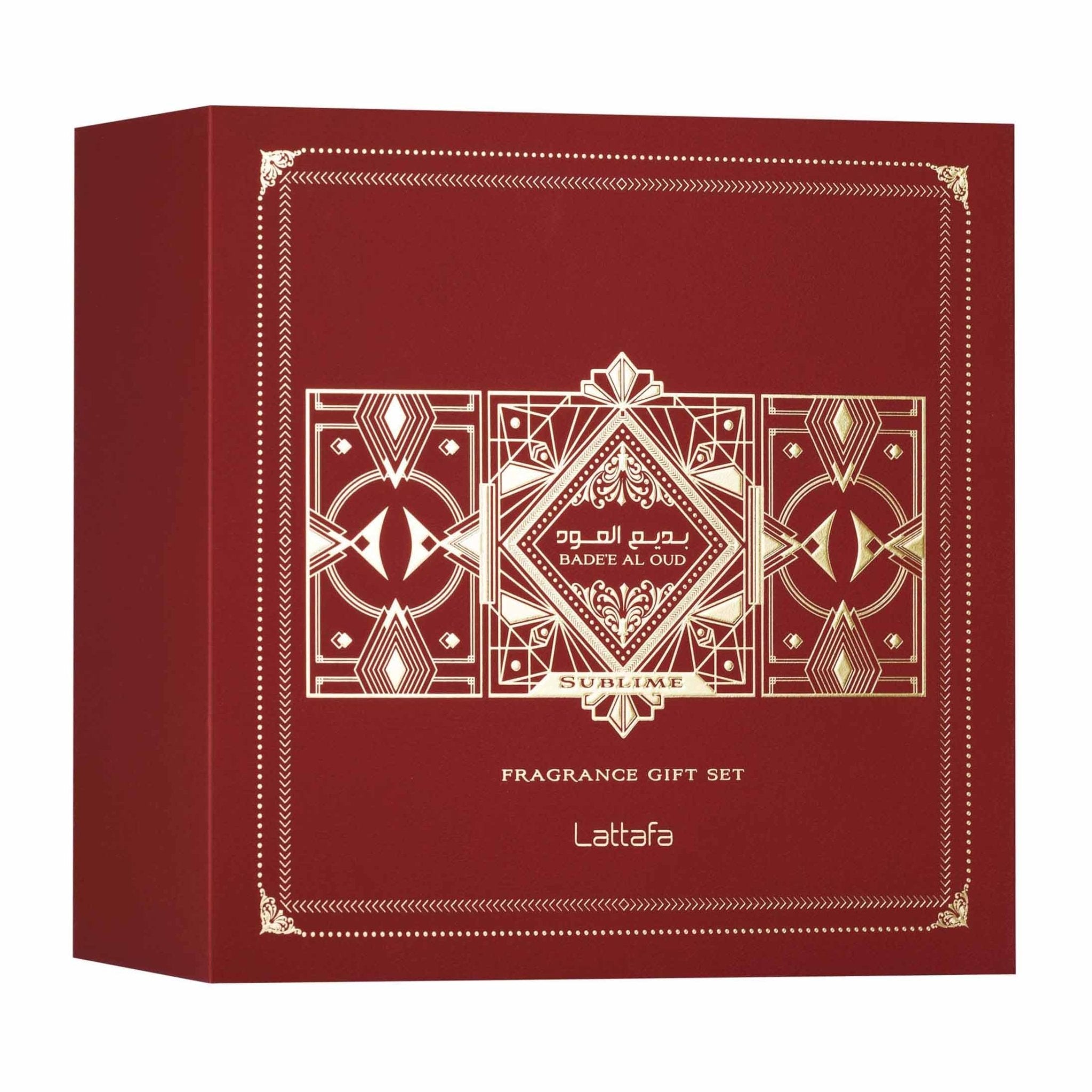 Lattafa Badee El Oud Sublime EDP Unisex Gift Set - Bloom Pharmacy