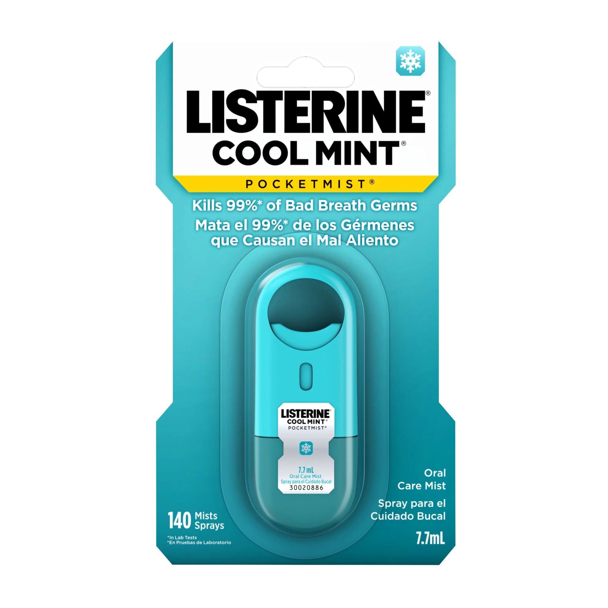 Listerine Cool Mint Pocket Mist Spray - 140 Mists Sprays - Bloom Pharmacy
