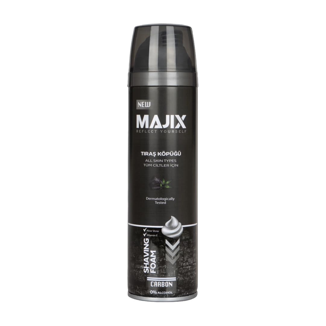 Majix Carbon Shaving Foam - 200ml - Bloom Pharmacy