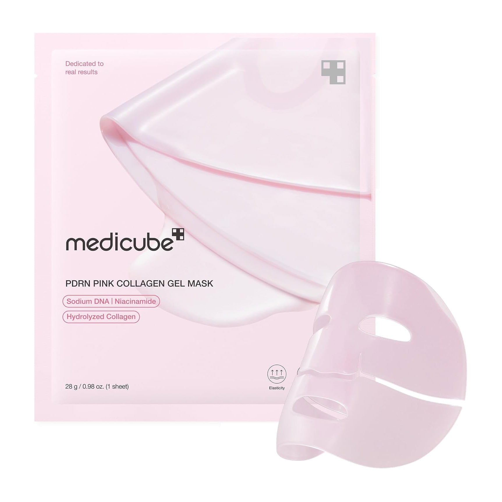Medicube Pdrn Pink Collagen Gel Mask - 1 Sheet - Bloom Pharmacy