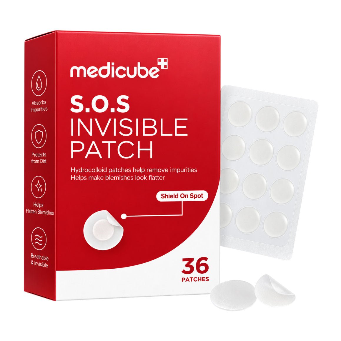 Medicube S.O.S Invisible Patch - 36 Patches - Bloom Pharmacy