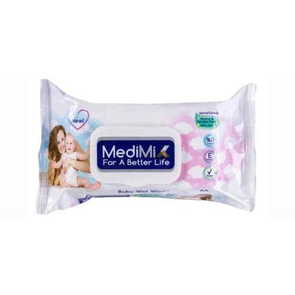 Medimix Baby Wet Wipes - 80Pcs - Bloom Pharmacy