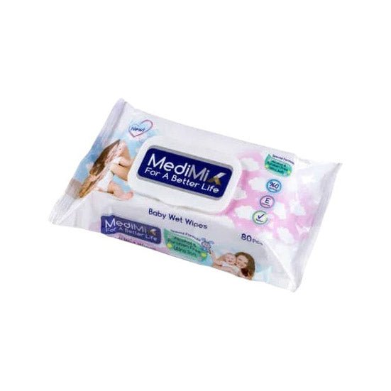 Medimix Baby Wet Wipes - 80Pcs - Bloom Pharmacy