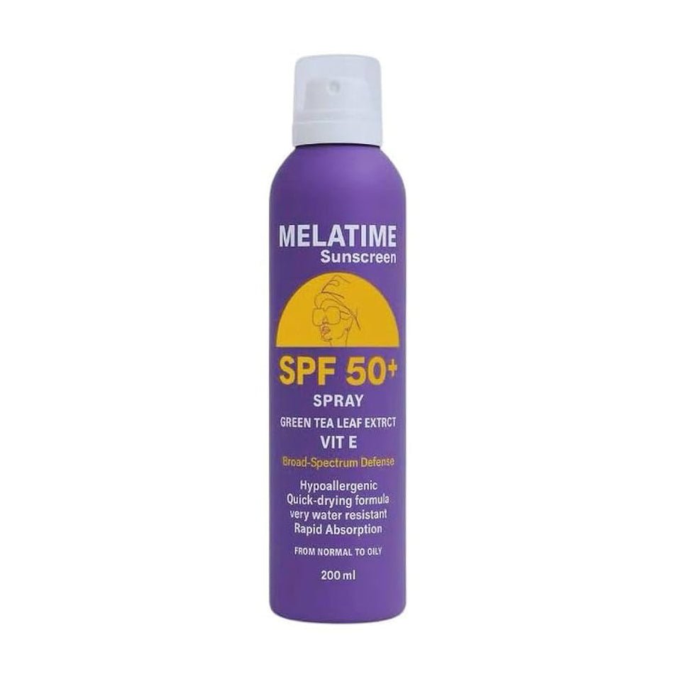 Melatime Sunscreen SPF 50 + Spray - 200ml - Bloom Pharmacy