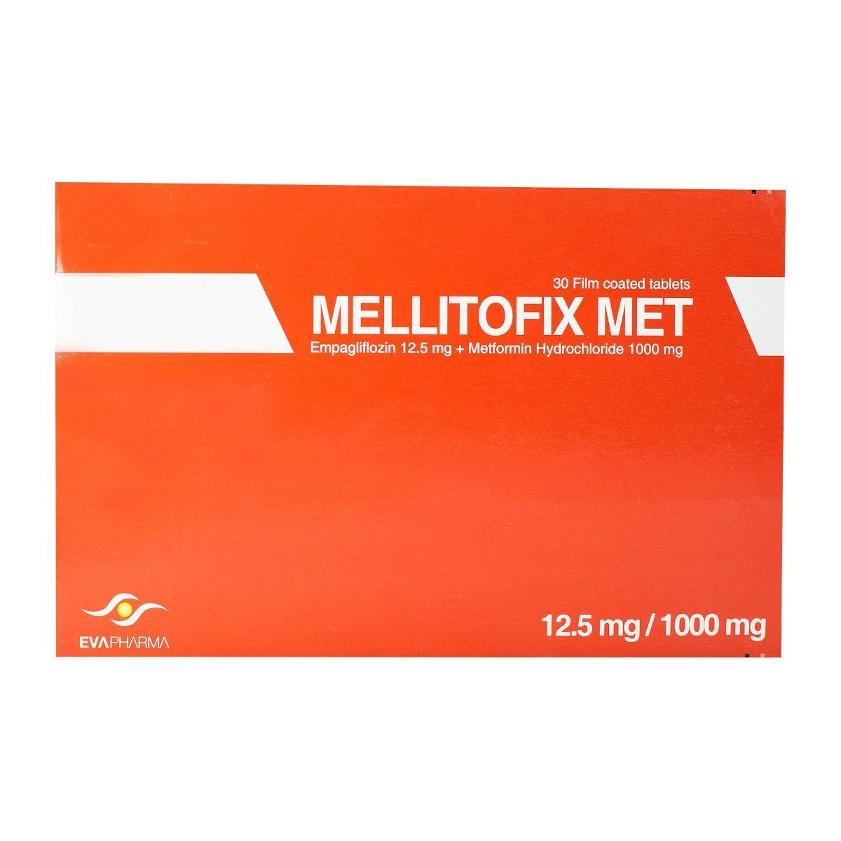 Mellitofix Met 12.5 mg - 1000 mg - 30 Tablets - Bloom Pharmacy