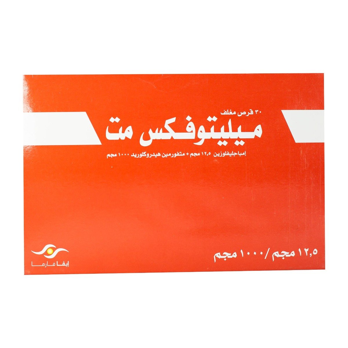 Mellitofix Met 12.5 mg - 1000 mg - 30 Tablets - Bloom Pharmacy