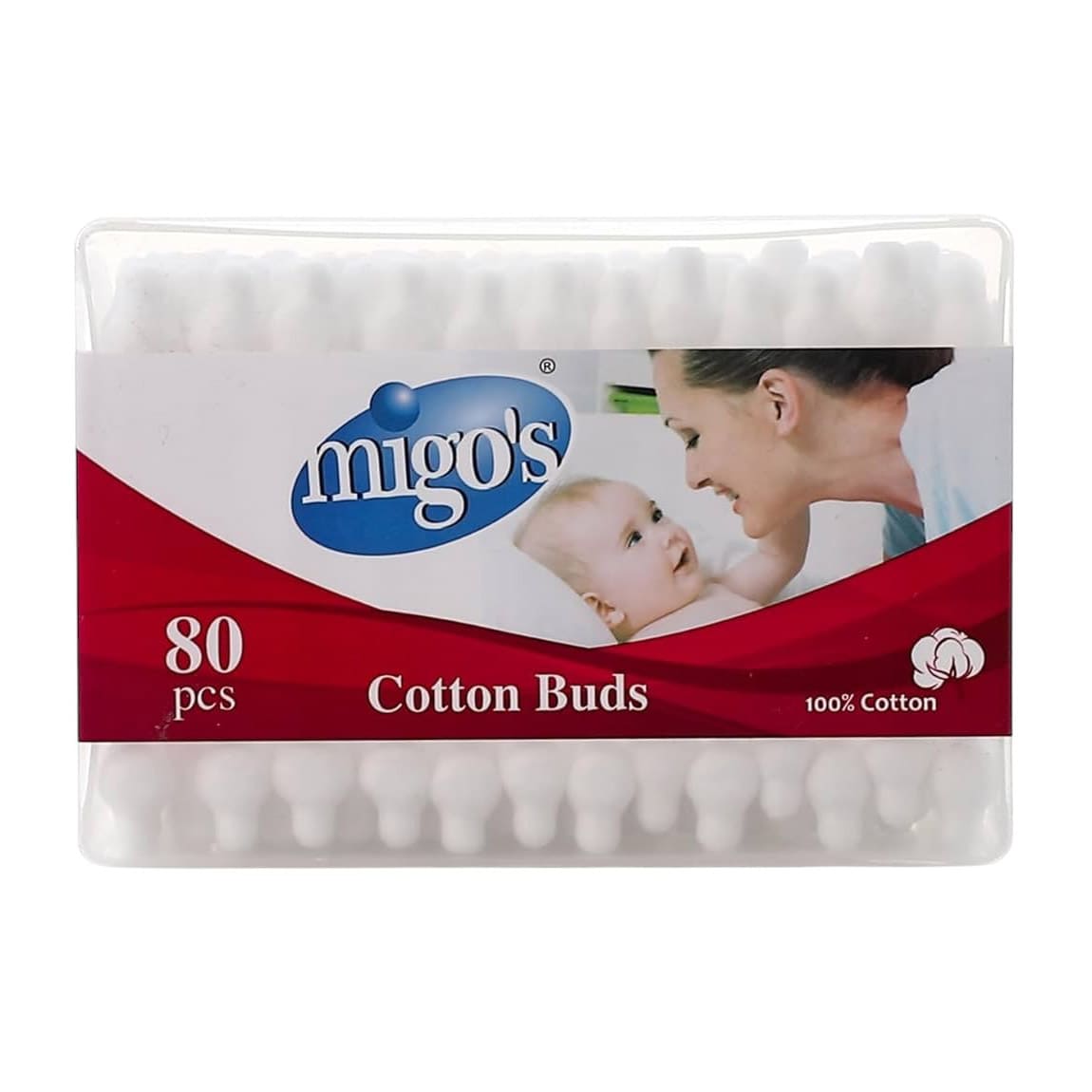 Migo’s Baby Cotton Buds - 80Pcs - Bloom Pharmacy