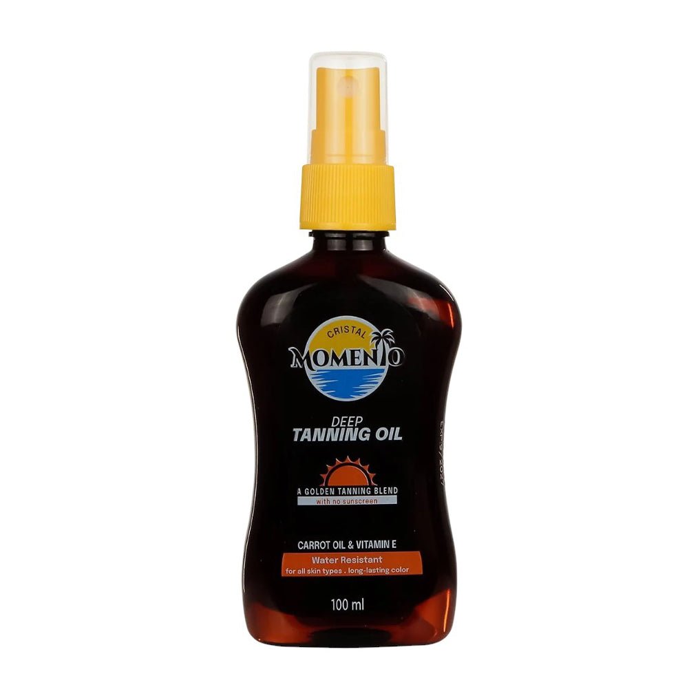 Momento Deep Tanning Oil With Carrot Oil & Vitamin E - 100ml - Bloom Pharmacy