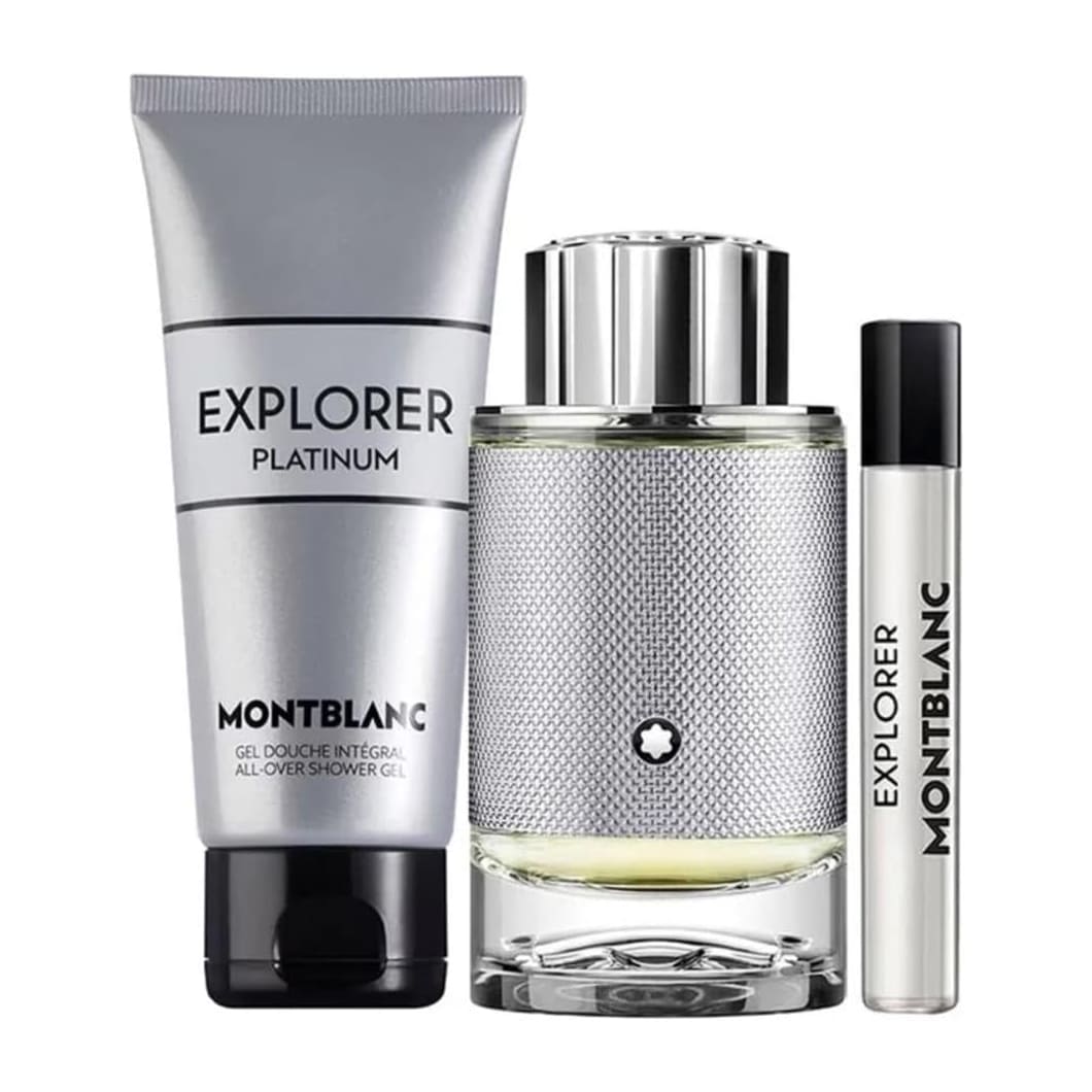Montblanc Explorer Platinum EDP For Men Gift Set - Bloom Pharmacy