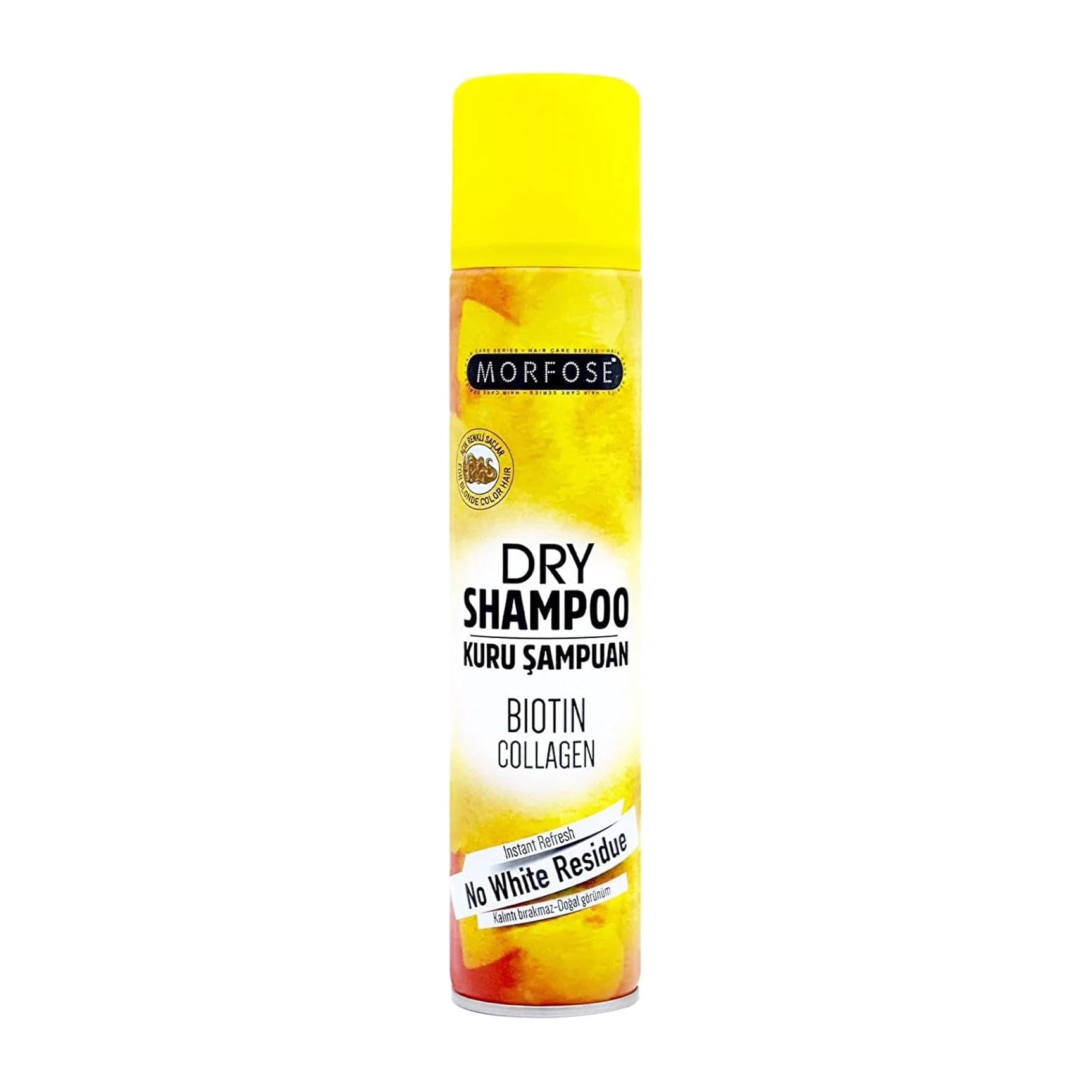 Morfose Biotin & Collagen Dry Shampoo For Light Colored Hair - 200ml - Bloom Pharmacy