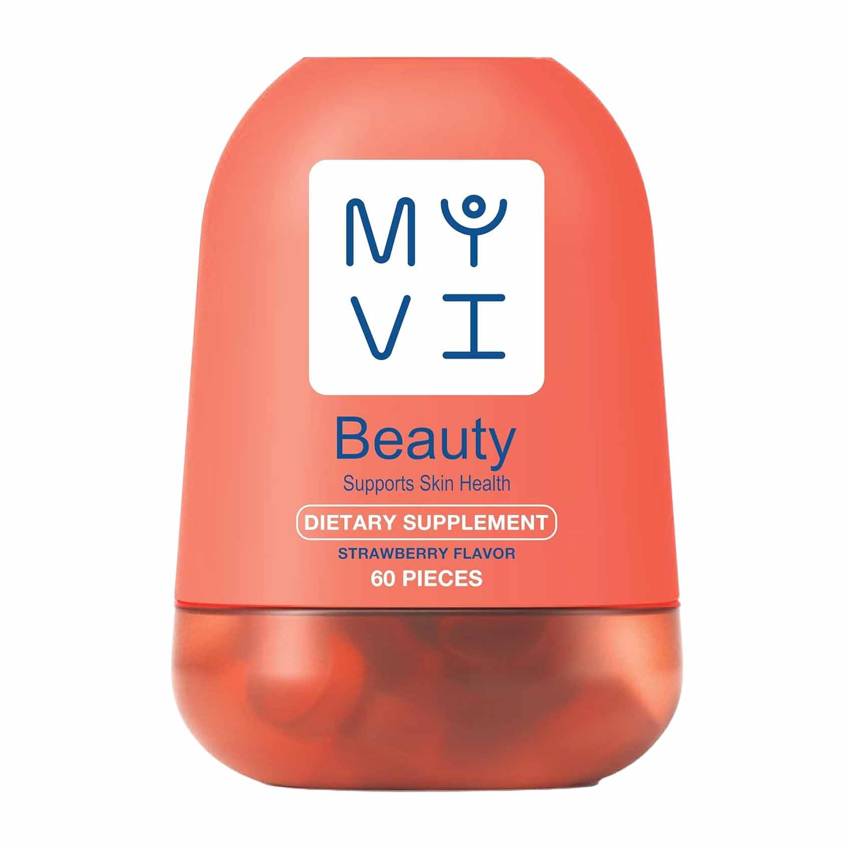 Myvi Beauty Strawberry Flavor Gummies - 60 Gummies - Bloom Pharmacy