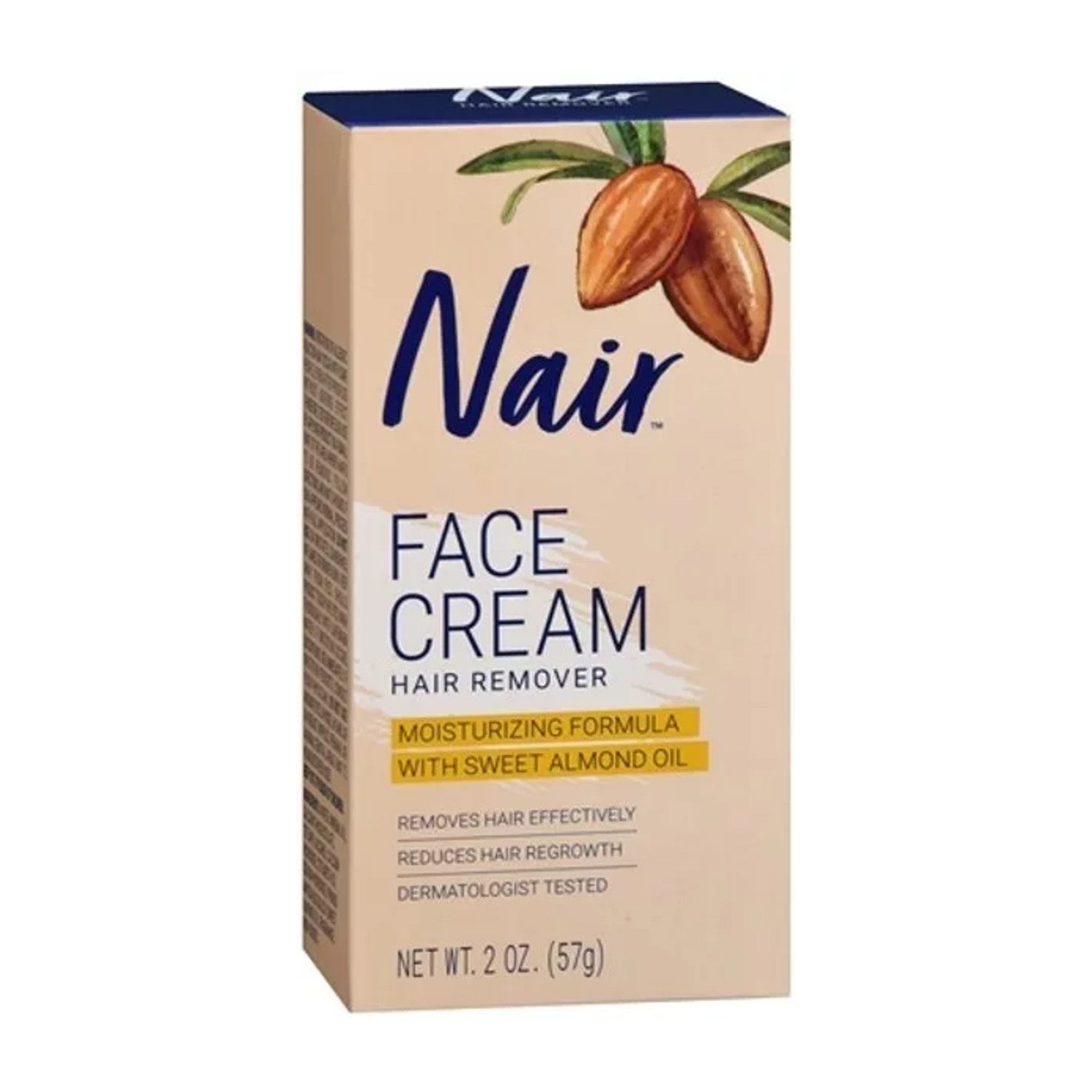 Nair Face Moisturizing Hair Removal Cream – 57gm - Bloom Pharmacy